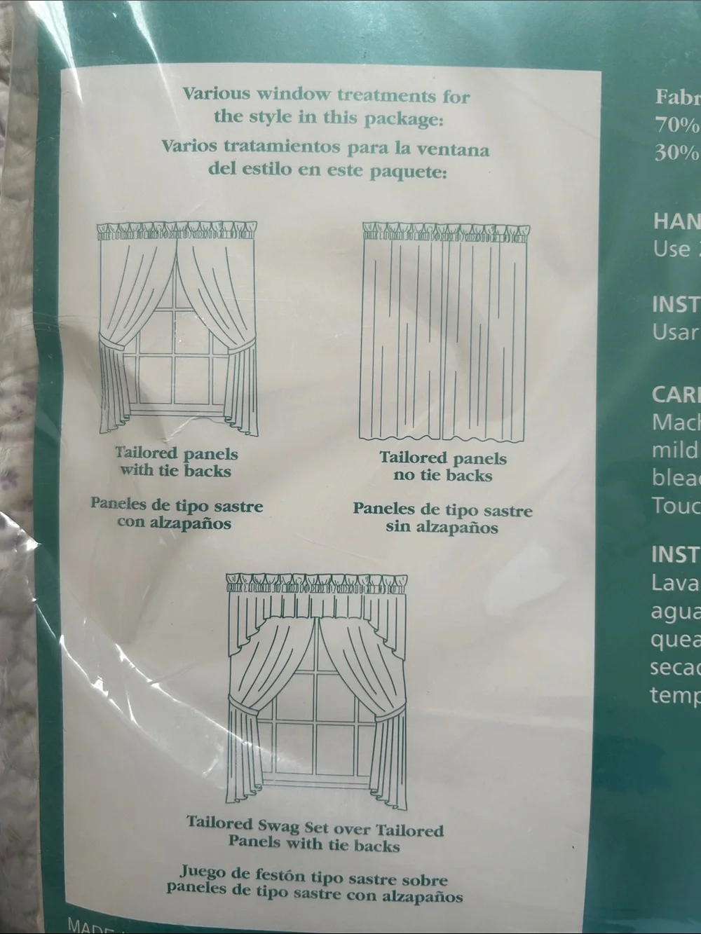 ✨ VINTAGE ASHLEY TAYLOR ECRU TAILORED CURTAIN PANELS — ONE PAIR | NIP